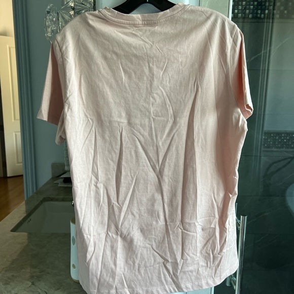 Moncler Metallic Logo Front Cotton T-Shirt - Picture 5 of 12